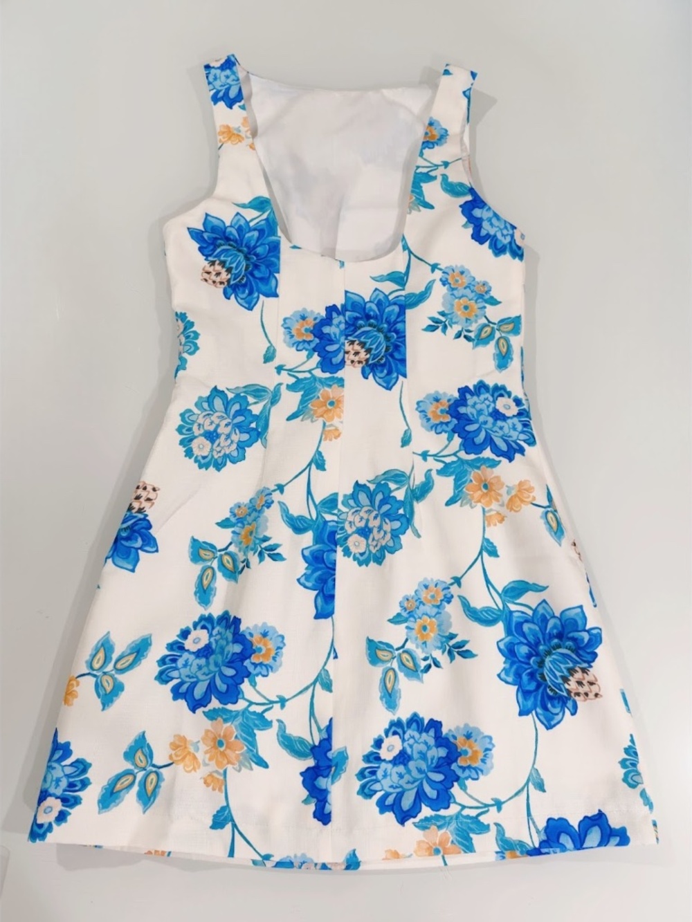 Commense Women's Floral Backless A-Line Mini Dress Size S - Picture 8 of 11